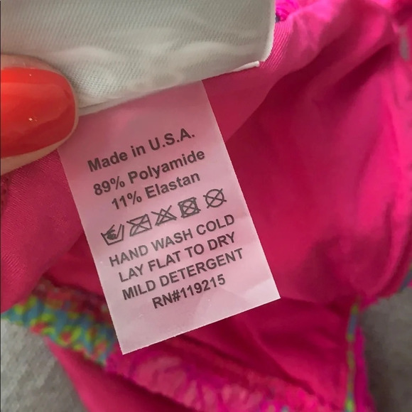 NWOT Beach Bunny TOP Lady Lace Triangle Pink size XS - Picture 5 of 9